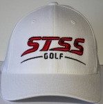 STSS Golf Raised Logo Hat - White